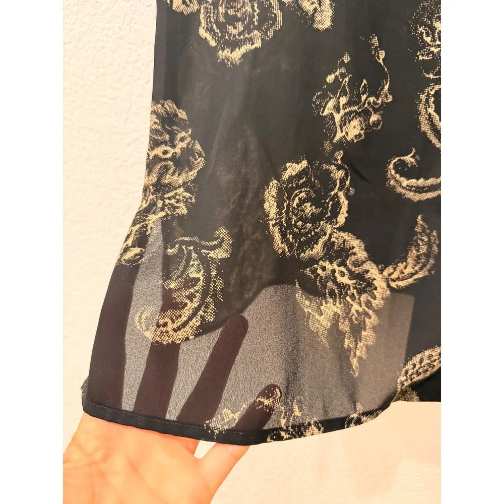 Jones New York Country Vintage 2 Piece Floral Wrap Skirt Set 16 Cottagecore 90's